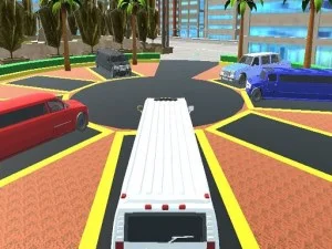 Luxury Limo Taxi Driver City Game